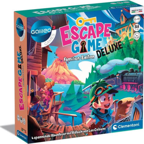 Clementoni ESCAPE GAME - DELUXE Brettspiel Bildend