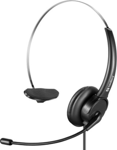 Sandberg 126-28 Kopfhörer & Headset Kabelgebunden Kopfband Büro/Callcenter USB Typ-A Schwarz