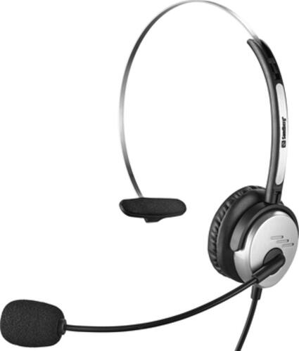 Sandberg 326-11 Kopfhörer & Headset Kabelgebunden Kopfband Büro/Callcenter Schwarz, Silber