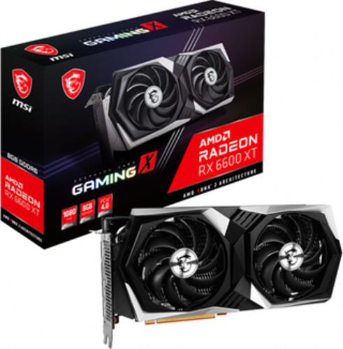 MSI GAMING RX 6600 XT X 8G Grafikkarte AMD Radeon RX 6600 XT 8 GB GDDR6