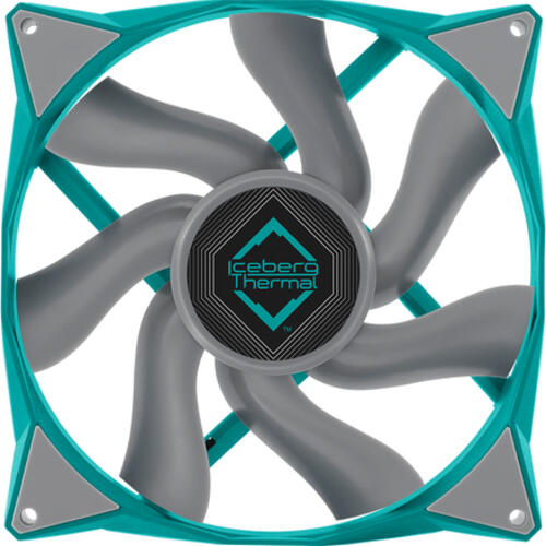 Iceberg Thermal IceGALE Xtra Computergehäuse Ventilator 14 cm Türkis 1 Stück(e)