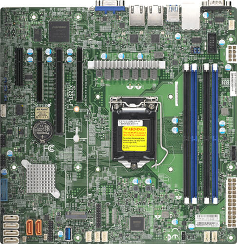 Supermicro X12STL-F-B Bulk Intel C252 LGA 1200 (Socket H5) micro ATX