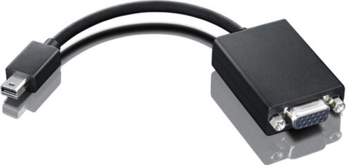 Lenovo 0A36536 Videokabel-Adapter VGA (D-Sub) Mini DisplayPort Schwarz