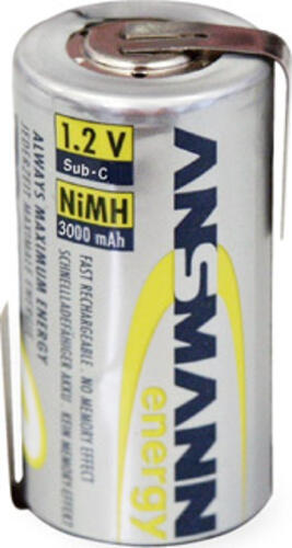 Ansmann 3000mAh maxE Sub-C Nickel-Metallhydrid (NiMH)