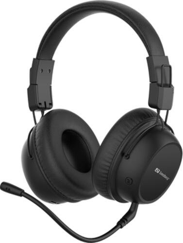 Sandberg 126-36 Kopfhörer & Headset Kabellos Kopfband Gaming USB Typ-C Bluetooth Schwarz