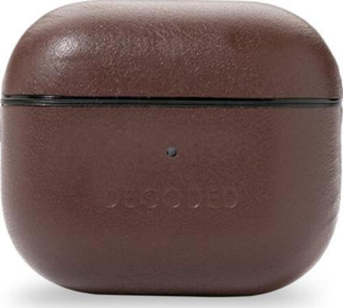 Decoded Leather Aircase Lite for Airpods Gen3 Chocolate Brown