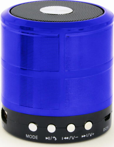 Gembird SPK-BT-08-B Tragbarer-/Partylautsprecher Tragbarer Mono-Lautsprecher Schwarz, Blau 3 W