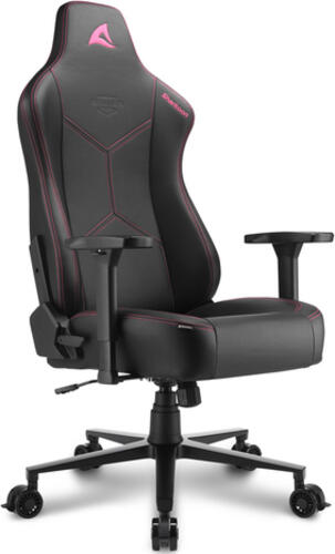 Sharkoon SGS30 Universal-Gamingstuhl Gepolsterter, ausgestopfter Sitz Schwarz, Pink