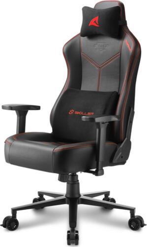 Sharkoon SGS30 Universal-Gamingstuhl Gepolsterter, ausgestopfter Sitz Schwarz, Rot