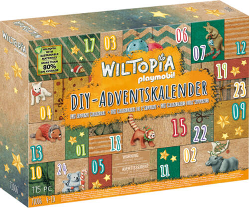 Playmobil Wiltopia DIY Adventskalender: Tierische Weltreise