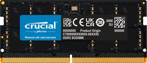 Crucial CT32G48C40S5T Speichermodul 32 GB 1 x 32 GB DDR5 4800 MHz ECC