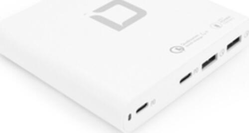 DICOTA D31893 Ladegerät für Mobilgeräte Laptop, Smartphone, Tablette Weiß Schnellladung Drinnen