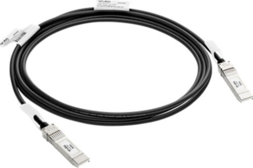 HPE Aruba Networking R9D20A InfiniBand/Glasfaserkabel 3 m SFP+ Schwarz, Silber